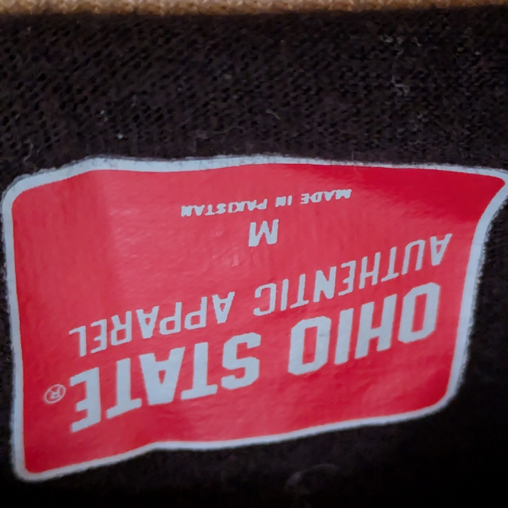 Ohio State Women's Black and Red Long Sleeve Tee - Picture 6 of 6